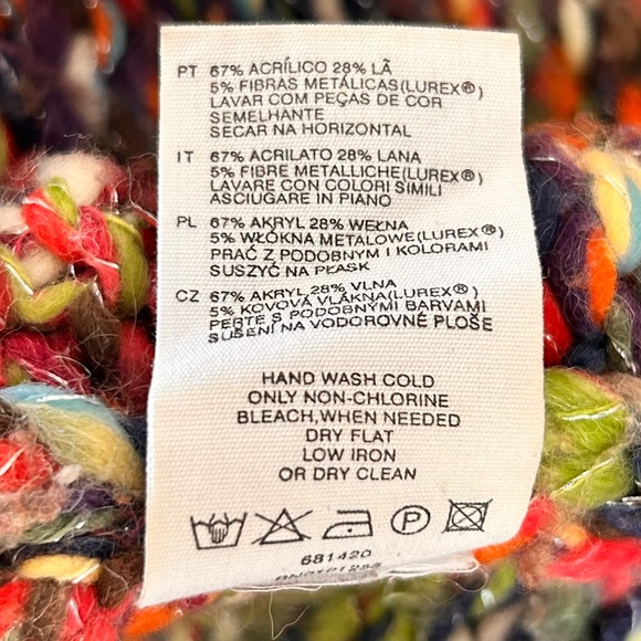 Hand Knit Zip-Front Sweater - Picture 7 of 10